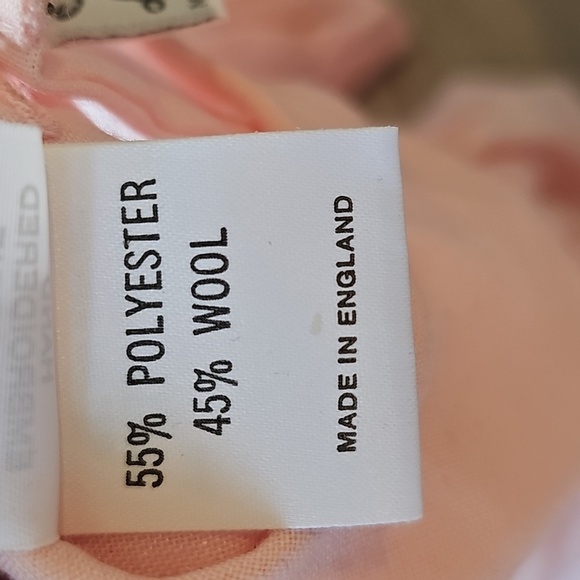 Vintage Sarah Louise English Wool Blend Baby Girls Pink Dress, 6-12 Months - Picture 11 of 15